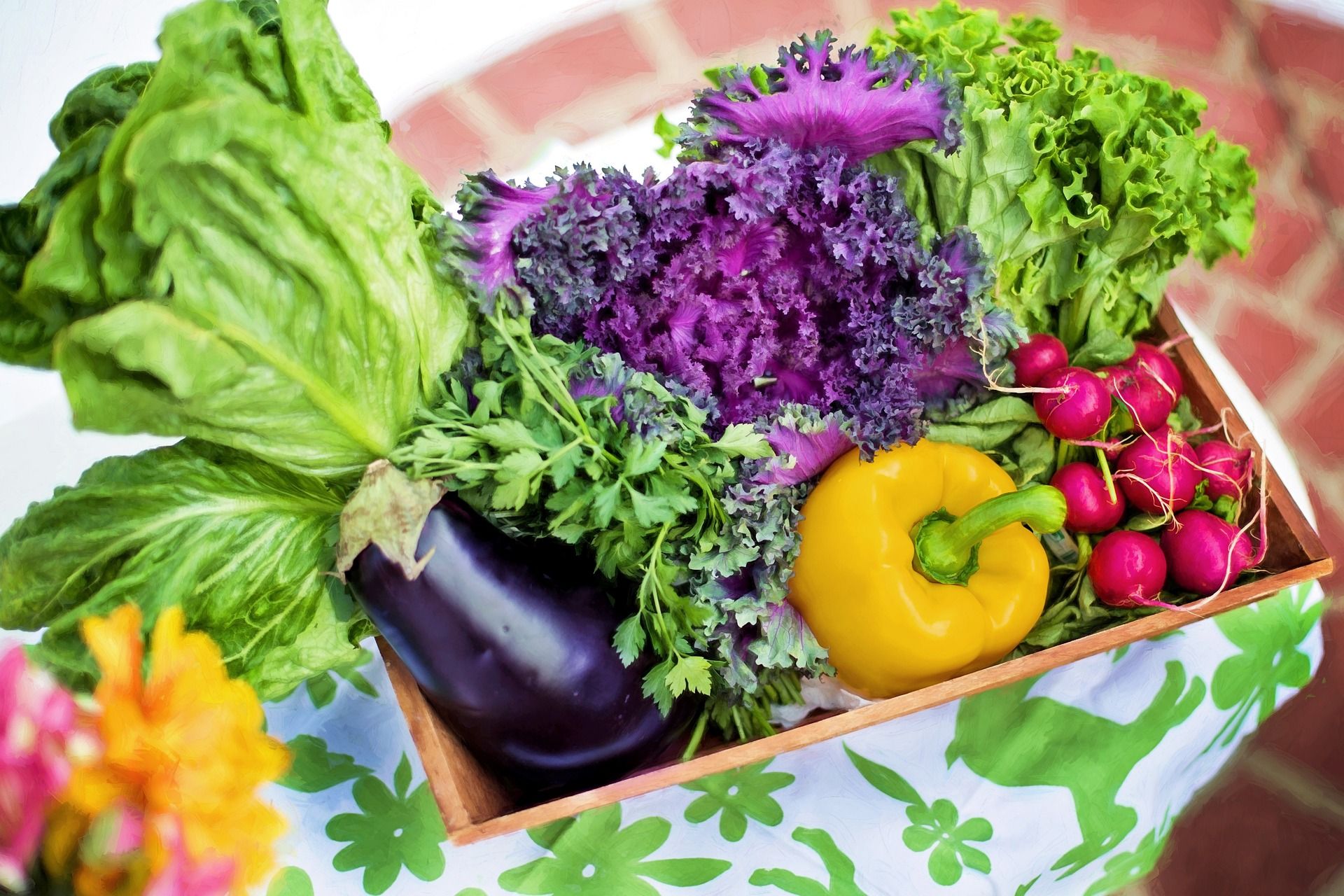 basket of fresh vegetables